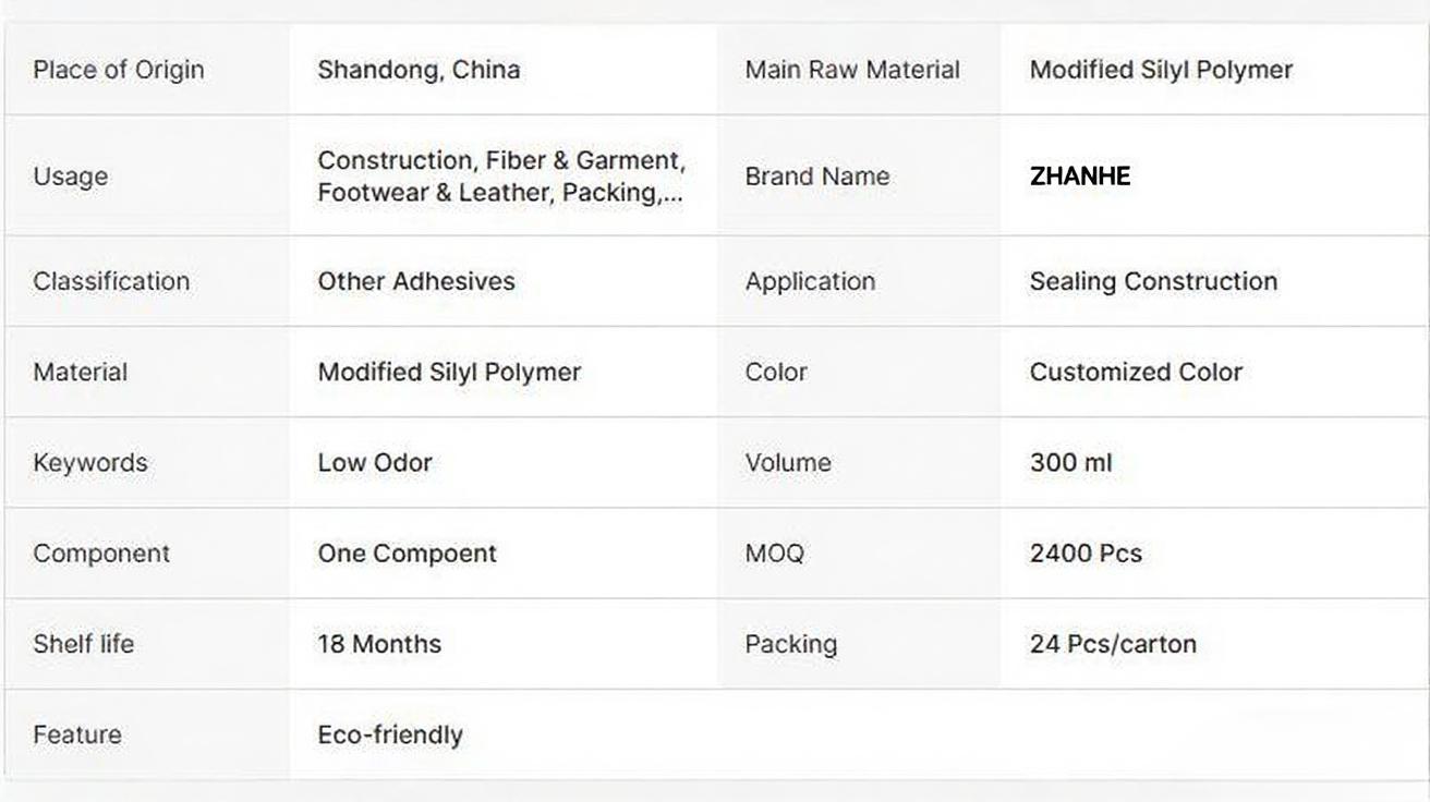 Modified Silane StrSealant Modified Silane StrSealant